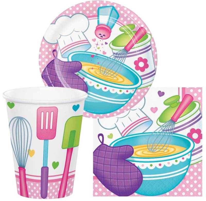 Creative Converting Papierdekoration Partydeko Set klein Chefkoch für 8 Kinder Creative Converting Papierdekoration Partydeko Set klein Chefkoch für 8 Kinder von Creative Converting