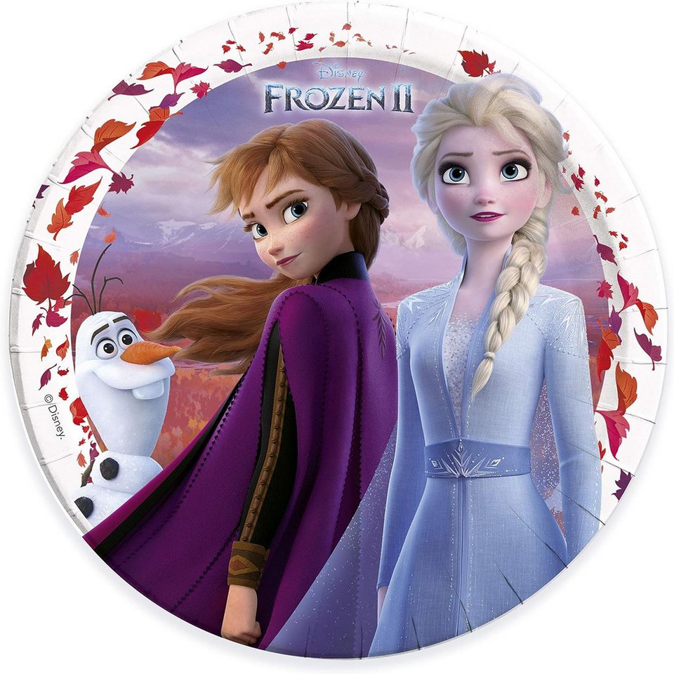 Creative Converting Papierdekoration Pappteller Disney Frozen 2 - 8Stk. von Creative Converting