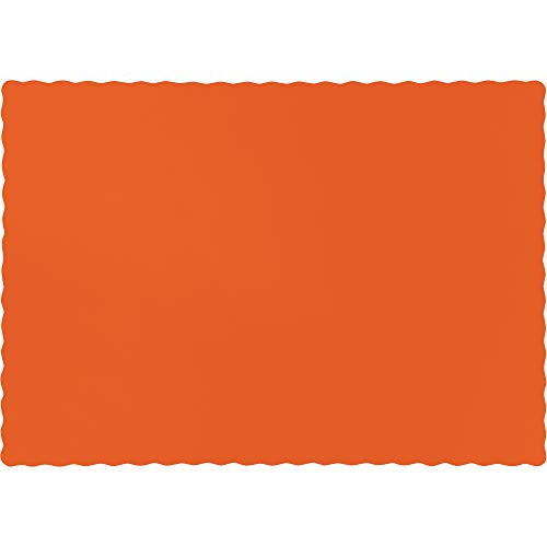 Creative Converting Platzsets, Einheitsgröße, Sunkissed Orange von Creative Converting