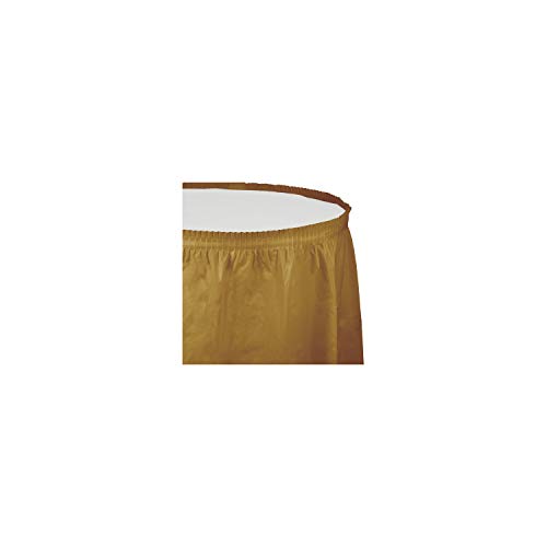 Creative Converting Tischrock, 35,6 x 73,7 cm One size Glittering Gold von Creative Converting