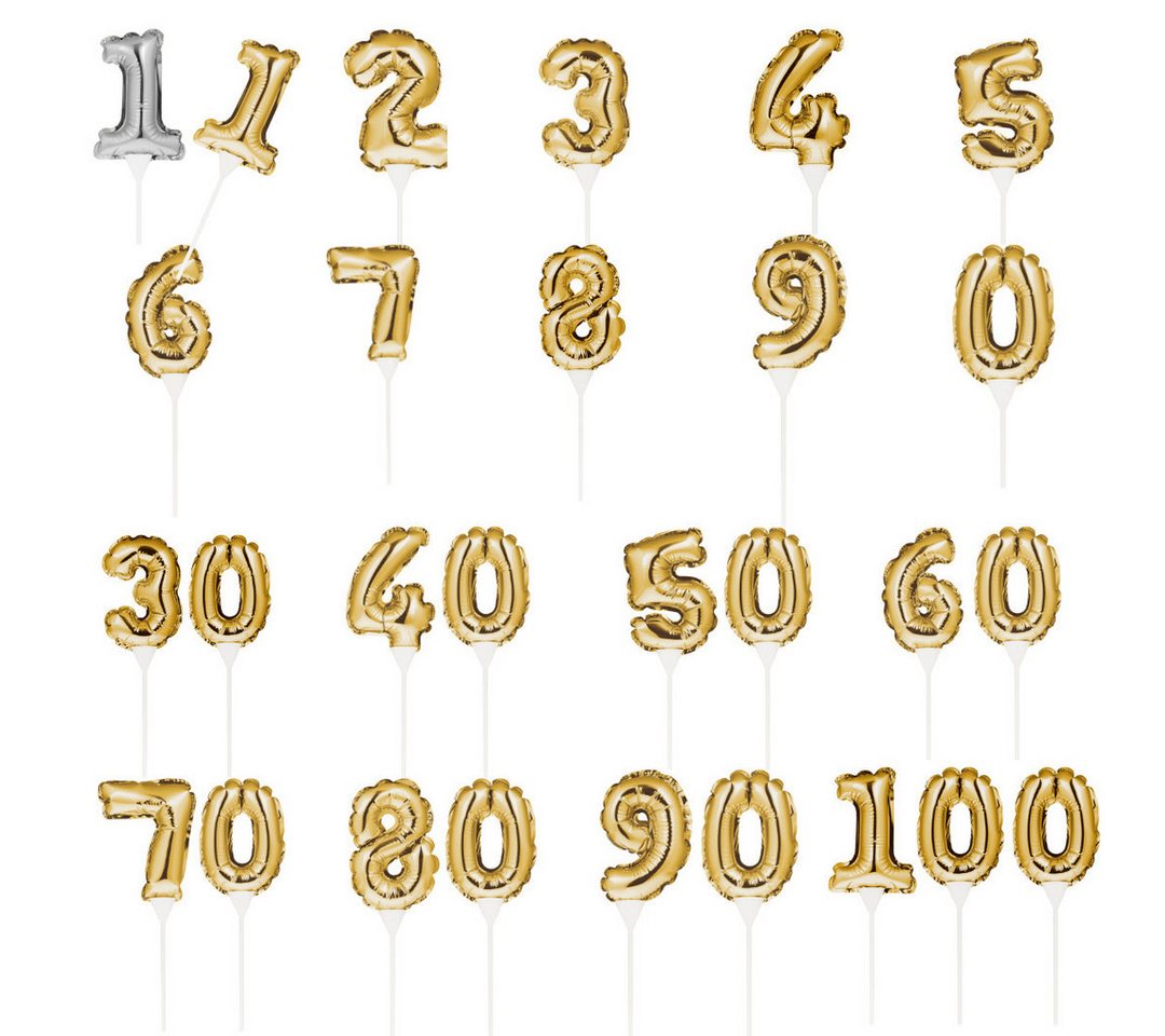 Creative Converting Tortenstecker Tortendekoration Zahlenpicker Jahreszahlen Geburtstag, Dreidimensional Creative Converting Tortenstecker Tortendekoration Zahlenpicker Jahreszahlen Geburtstag, Dreidimensional von Creative Converting