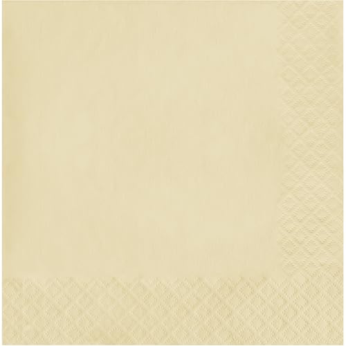Creative Converting Touch of Color Papierservietten, 2-lagig, 50 Stück, elfenbeinfarben Creative Converting Touch of Color Papierservietten, 2-lagig, 50 Stück, elfenbeinfarben von Creative Converting
