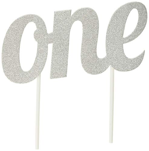 Creative Convertting 8C324534 Deko One Glitzer 14 x 15 cm, Silber/schwarz von Creative Convertting