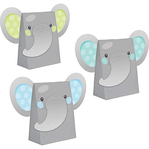 Enchanting Elephants Boy Papiertüten, 8 Stück von Creative Converting