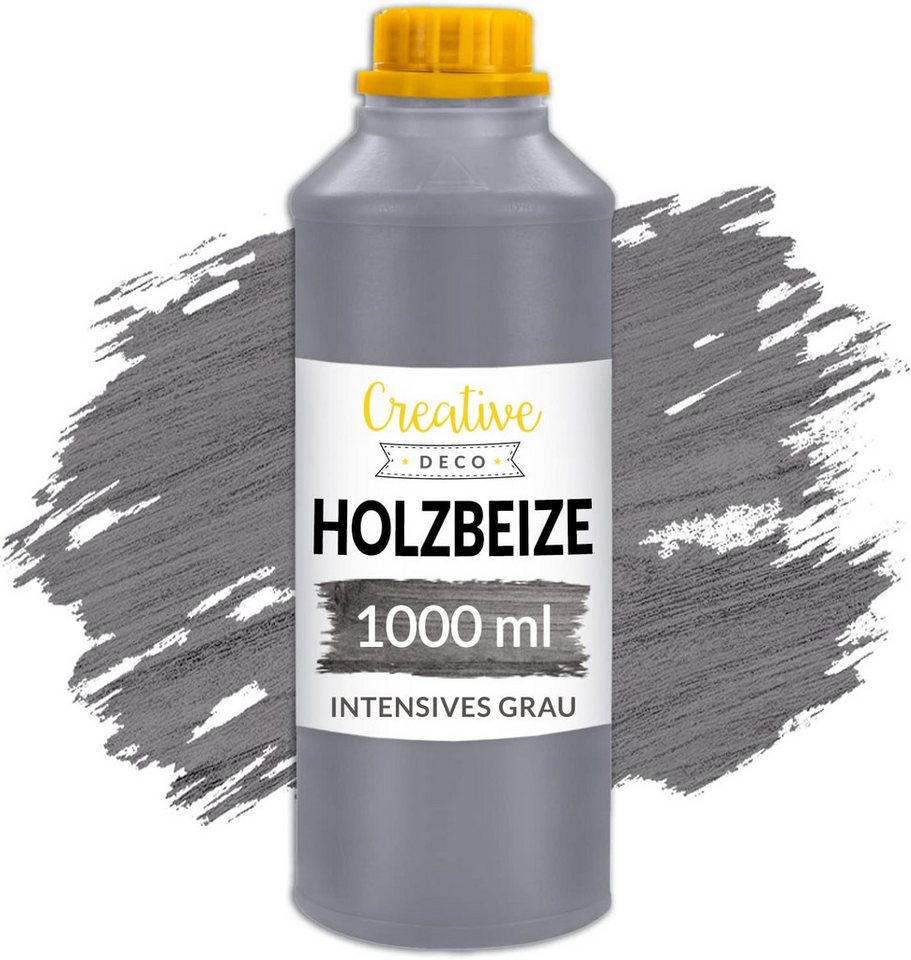 Creative Deco Holzbeize auf Wasserbasis 1L Holz Farbe, Schnelltrocknender Lack, Varnish, schnelltrocknend Creative Deco Holzbeize auf Wasserbasis 1L Holz Farbe, Schnelltrocknender Lack, Varnish, schnelltrocknend von Creative Deco