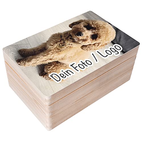 Creative Deco Personalisierte Geschenke Fotogeschenke Holzkiste | dein Eigenes Foto und Bild Individuelle Geschenk | Geschenkkiste Geschenkbox | Für Frauen, Männer und Paar | 30 x 20 x 14 cm Creative Deco Personalisierte Geschenke Fotogeschenke Holzkiste | dein Eigenes Foto und Bild Individuelle Geschenk | Geschenkkiste Geschenkbox | Für Frauen, Männer und Paar | 30 x 20 x 14 cm von Creative Deco