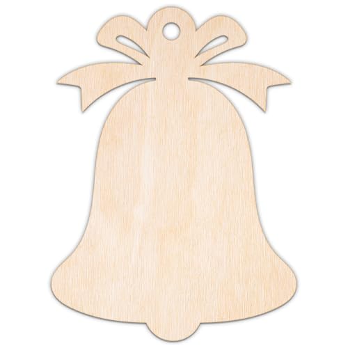 Creative Deco Personalisierte Weihnachtsanhänger aus Sperrholz 3mm | Glöckchen | 10-100 cm | Weihnachtsdeko Holz | Lasergeschnittene Sperrholzausschnitte für Decoupage Creative Deco Personalisierte Weihnachtsanhänger aus Sperrholz 3mm | Glöckchen | 10-100 cm | Weihnachtsdeko Holz | Lasergeschnittene Sperrholzausschnitte für Decoupage von Creative Deco