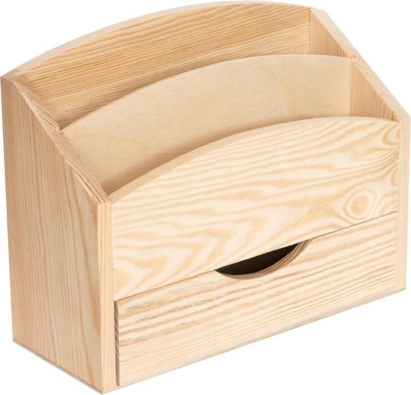 Creative Deco Schubladenbox Schreibtisch Organizer 2 Fächer mit Schublade von Creative Deco