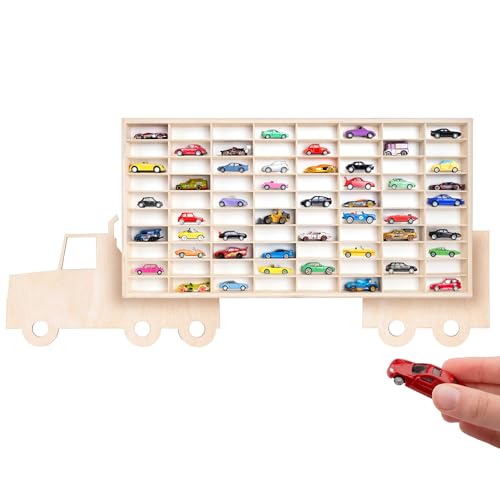 Creative Deco Setzkasten Holz Sammlervitrine für Autos - 80 verstellbare Fächer | Lkw Wandregal für Miniaturen | Schaukasten Vitrine Hängend Sammelbox Sammelvitrine 116 x 54 x 5 cm | Sortierbox Creative Deco Setzkasten Holz Sammlervitrine für Autos - 80 verstellbare Fächer | Lkw Wandregal für Miniaturen | Schaukasten Vitrine Hängend Sammelbox Sammelvitrine 116 x 54 x 5 cm | Sortierbox von Creative Deco