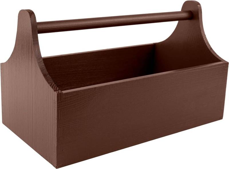 Creative Deco Werkzeugkoffer Werkzeugkasten aus Holz 34 x 18 x 20,5 cm Werkzeugkiste Toolbox von Creative Deco