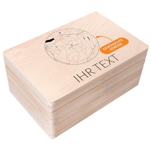 Creative Deco Wo Alles Begann Personalisierte Geschenke Koordinaten + Wunschtext Holzkiste | Kreis Motiv Geschenk Valentinstag für Ihn und Sie Deko | Individuelles Geschenk für Frauen, Männer, Paar Creative Deco Wo Alles Begann Personalisierte Geschenke Koordinaten + Wunschtext Holzkiste | Kreis Motiv Geschenk Valentinstag für Ihn und Sie Deko | Individuelles Geschenk für Frauen, Männer, Paar von Creative Deco