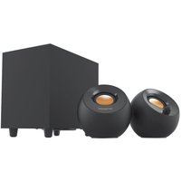 Creative Labs Creative Pebble Plus - Lautsprechersystem - für PC - 2.1-Kanal - 8 Watt (Gesamt) Schwarz von Creative Labs