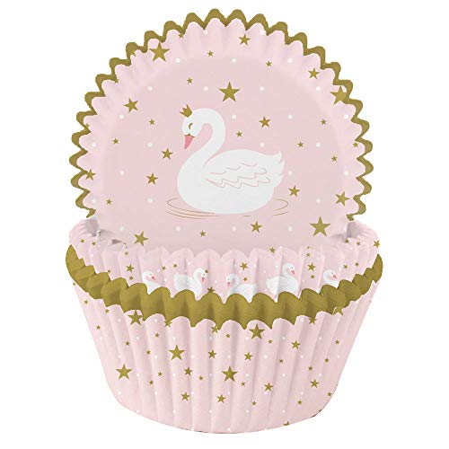 Creative Party CC049A Cupcake-Förmchen mit Schwanen-Motiv, Pink, 75 Stück Creative Party CC049A Cupcake-Förmchen mit Schwanen-Motiv, Pink, 75 Stück von Anniversary House