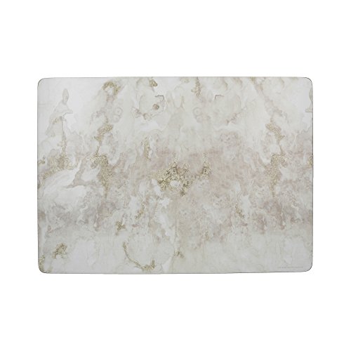 Creative Tops "Grey Marble" Platzdeckchen Set, Tischset mit eleganten Marmor Design, 4 Premium Untersetzer Platzdecken, Platzsets mit Hitzebeständiger und Rutschfester Unterseite, 40 x 29cm, Grau/Weiß von CREATIVE TOPS