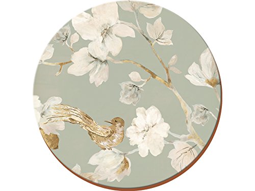 Creative Tops Duck Egg Floral Premium-Untersetzer mit Korkrückseite im 4-Teiligen Set, 12 cm (4¾ Zoll) Creative Tops Duck Egg Floral Premium-Untersetzer mit Korkrückseite im 4-Teiligen Set, 12 cm (4¾ Zoll) von CREATIVE TOPS