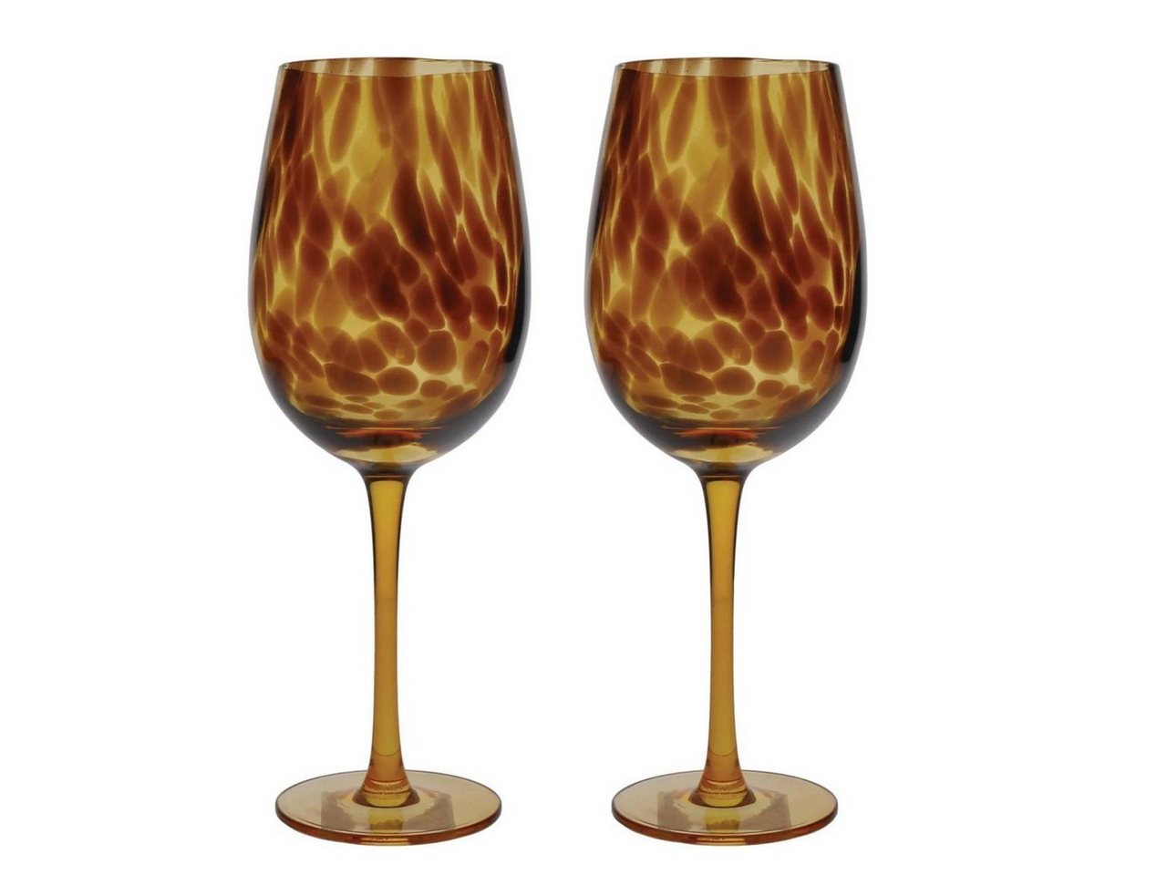 Creative Tops Weinglas, Glas, Braun H:22.5cm D:7cm Glas von Creative Tops