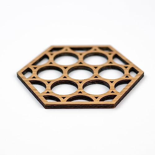 Untersetzer - Set aus Holz – Orbica (4er Set) – Glasuntersetzer – Tischdekoration – Esstisch - Accessoires Untersetzer - Set aus Holz – Orbica (4er Set) – Glasuntersetzer – Tischdekoration – Esstisch - Accessoires von Creative Use of Technology