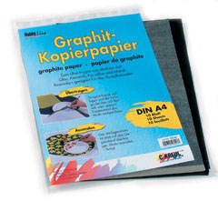 Graphitpapier, 10 Bögen in DIN A4 von CREATIVE