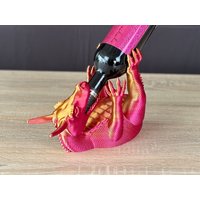 Weinflaschenhalter | Weindrachen Betrunkener Drachen Rotwein Weißwein Deko Für Die Bar Weinregal von Creative3DPrintDE