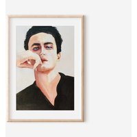 Aquarell Junger Römer Fine-Art-Print Auf Kunstdruckpapier von CreativeClubDodo