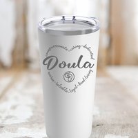 Doula Becher, 20 Unzen, Geschenk, Geburtstagsgeschenk, Gemeinschaftsarbeit Geschenk Für Doula, Sozialarbeiter Berufsgeschenk, Tasse, Danke von CreativeCollectionMA