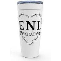 Enl Lehrer Geschenk, Englisch Als Zweite Sprache Edelstahl Becher, Wertschätzung Geschenk Für Lehrer, Tumbler von CreativeCollectionMA