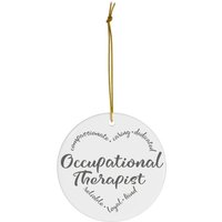 Ergotherapeut Ornament, Ergotherapie Geschenk, Geschenk Für Therapeut, Ot Keramik Weihnachten Dankesgeschenk, Ruhestand von CreativeCollectionMA
