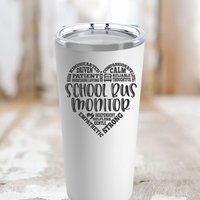 Schulbus Monitor Becher, 20 Unzen, Geschenk, Wertschätzungsgeschenk, Arbeiter Geburtstagsgeschenk, Kaffeetasse von CreativeCollectionMA