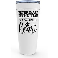 Vet Tech Geschenk, Tierarzt Technik Tumbler, Arbeit Von Herzen Danke, Wertschätzung Geschenk Abschluss von CreativeCollectionMA