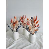 Getrocknete Blumen, Mittelgroßer Blumenstrauß, Terrakottafarbener Herbst, Mini-Blumenstrauß, Kleine Mittelstücke, Dyi-Blumen, Brautjungfer Geschenk von CreativeCosmosCo