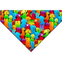 Haustier-Bandana - Bunte Hunde von CreativeCraftBarn