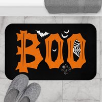 Halloween Badezimmer Teppiche, Accessoires, Badematten, Dekor, Matte, Boo Rug von CreativeCreationsTLC