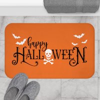 Halloween Badezimmermatte, Badezimmer Teppiche, Accessoires, Badematten, Badeteppiche Für Den Herbst von CreativeCreationsTLC