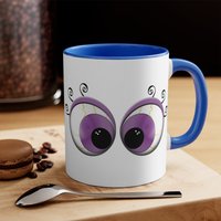 Halloween Tassen, Kaffeebecher, Auge Gruselige Kaffeetasse, Süße Keramik I See You Tassen von CreativeCreationsTLC