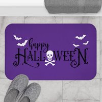 Happy Halloween Badezimmer Teppiche, Accessoires, Badematten, Dekor, Matten von CreativeCreationsTLC