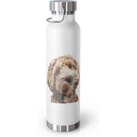 Dog Design 22Oz Vakuumisolierte Flasche, Geschenk Für Sie, Ihn, Geburtstagsgeschenk, Weihnachtsgeschenk, Hundeliebhaber Designer-Isolierbecher von CreativeDesignzbyEm