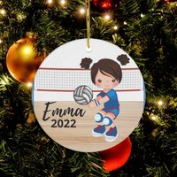 Personalisiertes Basketball-Ornament, Mädchen-Weihnachtsverzierung, Geschenk Für Basketball-Spieler, Basketball-Team-Geschenk, Sport 2021-Verzierung von CreativeGiftsSC