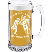 Lacrosse Tasse - Geätztes Glas Sandgestrahltes von CreativeGlassBlaster