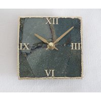 Salbei Achat Quadrat Uhr, Moderne Schreibtisch/ Wanduhr, Perfektes Geschenk, Haus Wärmende Geschenke von CreativeHandStoneArt