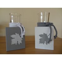 Herbst Windlicht von CreativeHolzShop