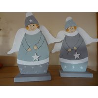 Süße Kleine Engelchen in Winterlichen Trendfarben von CreativeHolzShop