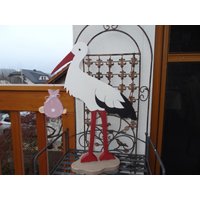 Süßer Kleiner Storch Zur Geburt von CreativeHolzShop