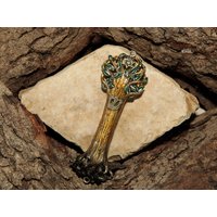 Handbemalte Baum Des Lebens Mesusa Mit David Stern von CreativeJudaica