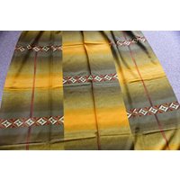 2 Vintage Vorhänge Aus Mischgewebe/Je Ca. Lxb 135x109cm Mid Century 60Er Wohndeko Fensterdeko Retro von CreativeMacroArt