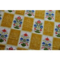 2 Vintage Vorhänge Mit Blumenmuster/Je Lxb 159x112cm Baumwolle Fensterdeko 60Er 70Er Mid Century Retro Upcycling 2 Vintage Vorhänge Mit Blumenmuster/Je Lxb 159x112cm Baumwolle Fensterdeko 60Er 70Er Mid Century Retro Upcycling von CreativeMacroArt