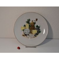 3 Porzellanteller Von Kahla Gdr/Ddr Ostalgie Je 19cm Durchm. Mit Käsefondue-Motiven Vintage Retro Geschirr 80Er 90Er von CreativeMacroArt
