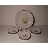 Anbietschalen "Bäume" Von Seltmann Weiden/7Tlg Set Dessertschalen 19, 5 & 10cm Vintage Geschirr 80Er Tischdeko Retro von CreativeMacroArt