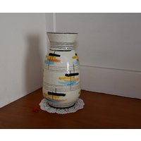 Bay Keramikvase 586-20 Mit Handgemaltem Dekor/60Er Mid Century Vintage Retro West German Pottery Wohndeko Tischdeko Bay Keramikvase 586-20 Mit Handgemaltem Dekor/60Er Mid Century Vintage Retro West German Pottery Wohndeko Tischdeko von CreativeMacroArt