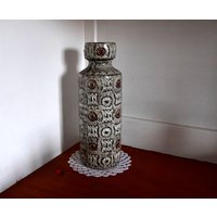 Blumenvase Von Spara Keramik 617/28/60Er /Mid Century Vintage Retro West German Pottery Wohndeko Tischdeko von CreativeMacroArt