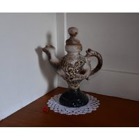 Dümler & Breiden 9/22 "Wunderlampe" Aus Keramik/22cm Hoch Vase 70Er Fat Lava West German Pottery Vintage Retro Wohndeko von CreativeMacroArt